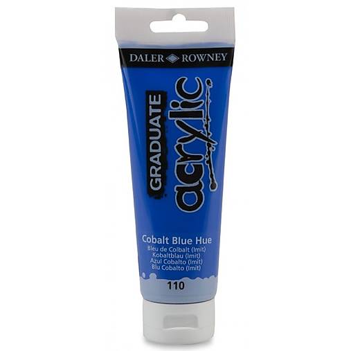 Daler Rowney Graduate akrylová farba 120 ml 110 cobalt blue hue