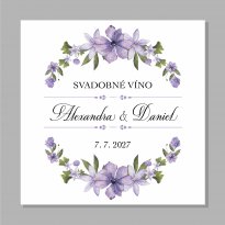 Svadobná etiketa na víno fialová .jpg