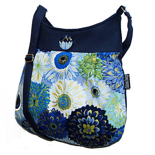  - kabelka Iris Modrý květ - 6911970_