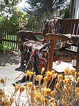 Úžitkový textil - Chalupárska deka "Lady Klimt II." - 6917992_