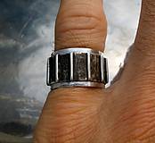 Pánske šperky - ruženec - široký pánsky prsteň - AG 925 - 6932889_