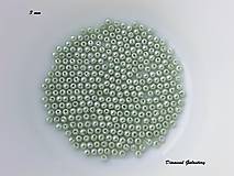 Korálky - Korálky 3 mm - mentol - balenie cca 300 kusov - 6931700_