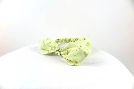 Ozdoby do vlasov - Čelenka s mašlou Seed - 6939561_