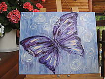 Obrazy - Na krídlach motýlich - 6946052_