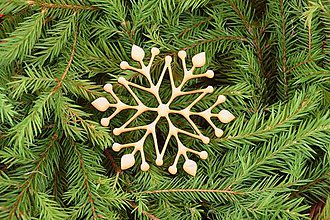 Dekorácie - Drevené vianočne ozdoby z dreva 34 - 6946409_