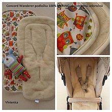 Detský textil - Concord Wanderer podložka MERINO obojstranná celoročná - 6947333_