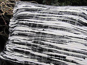 Úžitkový textil - Ručne tkana obliečka na vankúš, šedý mix, 50x50cm - 6956917_