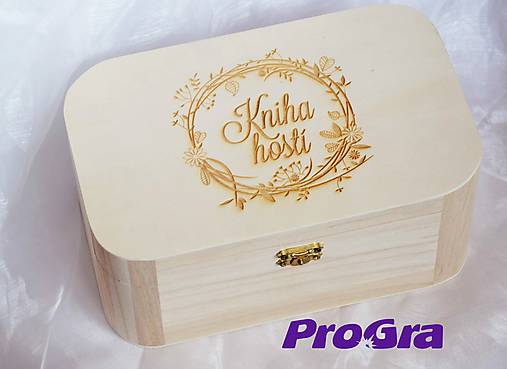Úložné priestory & Organizácia - Set "Kniha hostí" - krabička + 150 ks srdiečok + pero - 6960558_