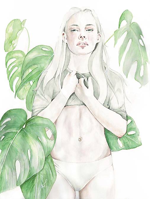 Obrazy - Monstera Deliciosa Print_A3 - 6963608_