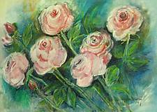 Obrazy - Romantika v ruži, 50x70 - 6964438_
