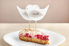 Dekorácie - Zápichy na tortu - 6967245_