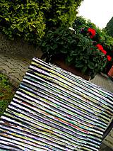 Úžitkový textil - Koberec zeleno čierny 110x73cm - 6968271_