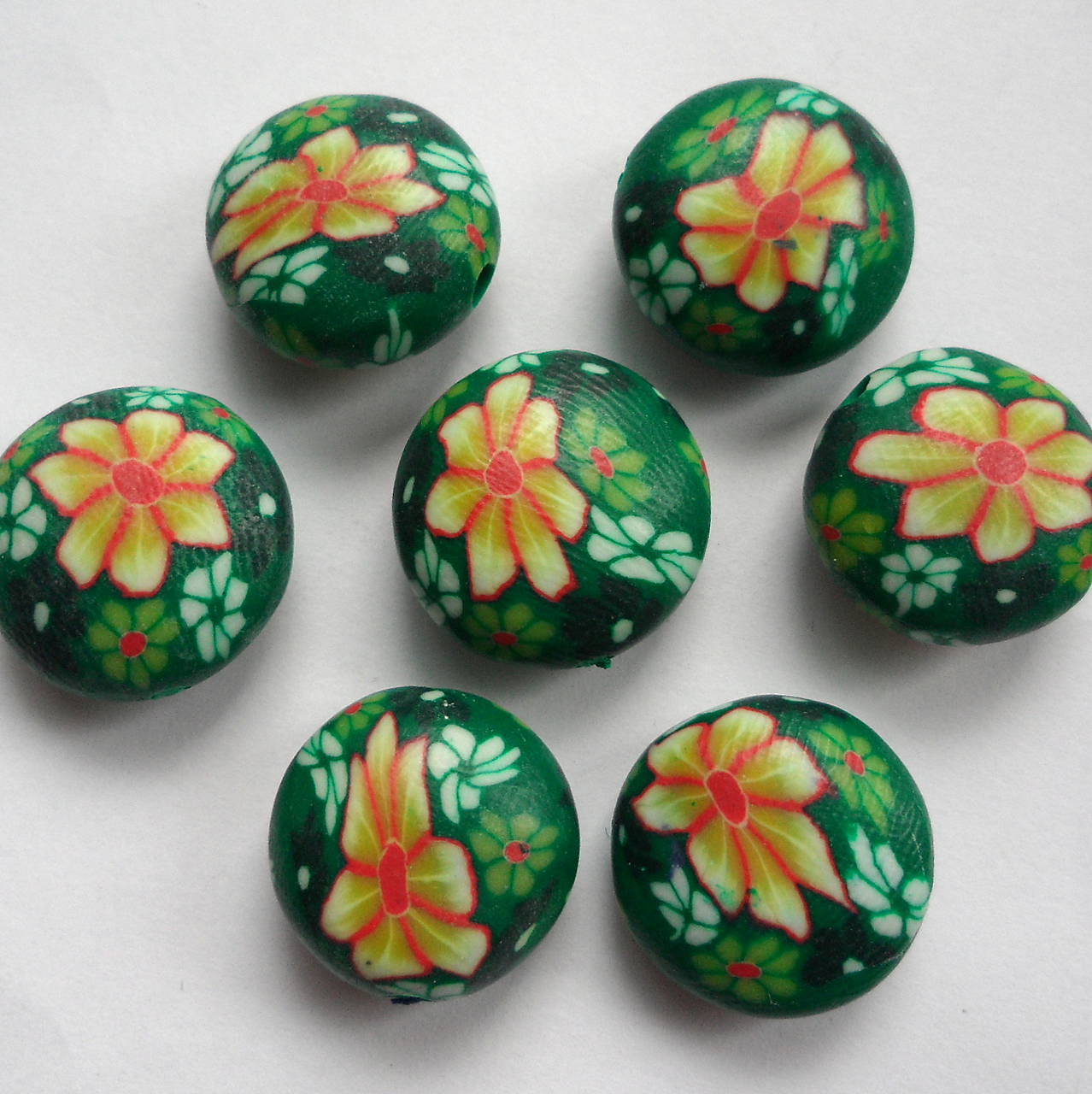 FIMO placka 20mm-1ks (zelená)