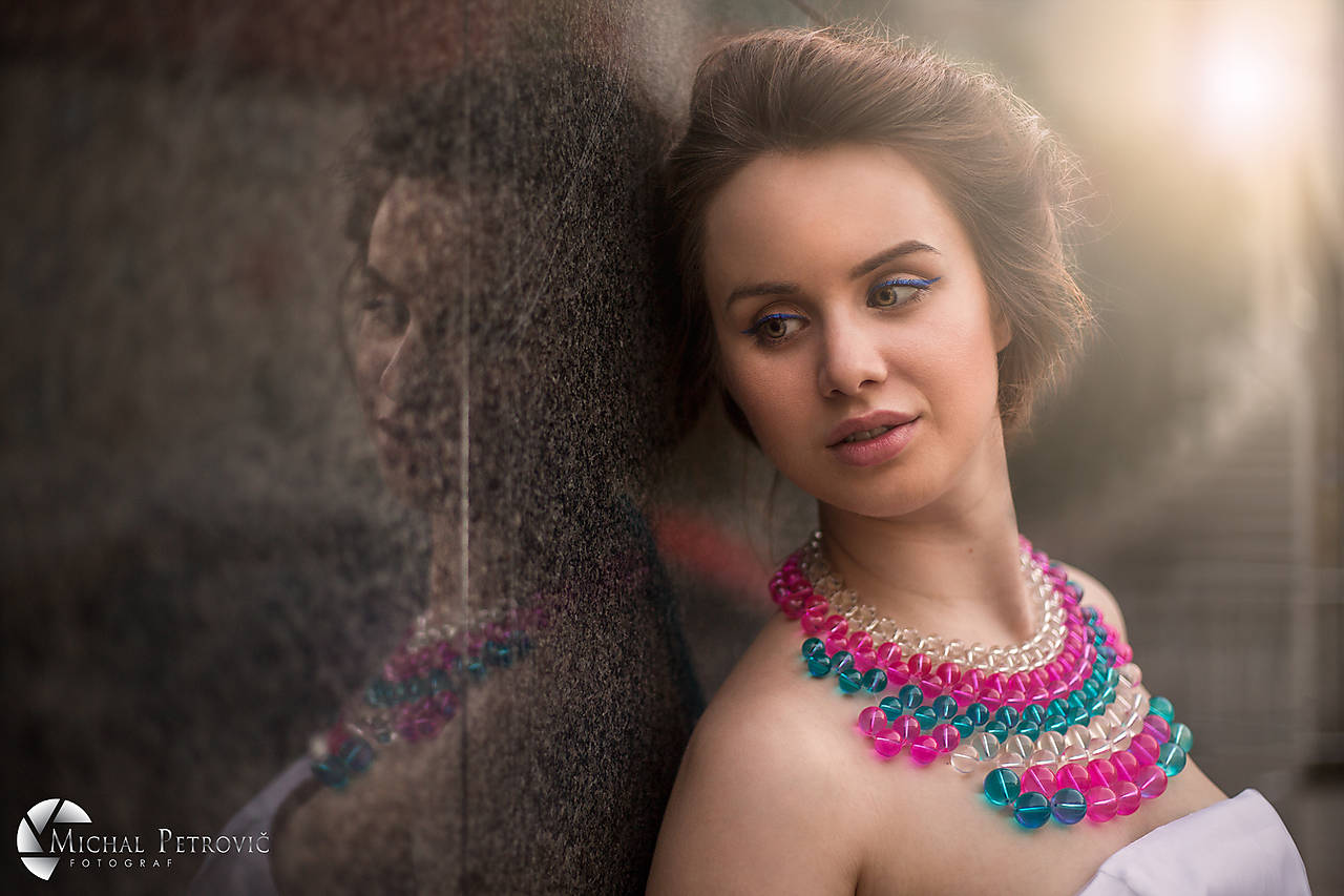 farebný náhrdelník candy cotton - "sweet candy"