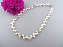 pravé perly náhrdelník