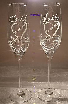 Nádoby - Ingrid - svadobné poháre 2 ks - 6984077_