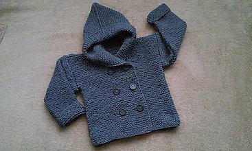 Detské oblečenie - Pletený sveter/kabátik - 6992475_