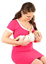3v1 dojčiace púzdrové šaty s lemovaním, veľ. L-XXL