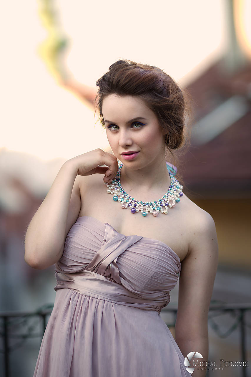 farebný náhrdelník candy cotton - "sweet candy"