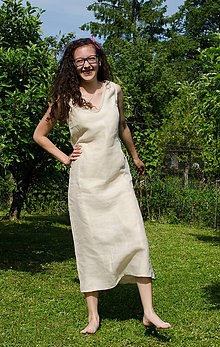 Šaty - Šaty Svitana - 100% konopné - 6995683_