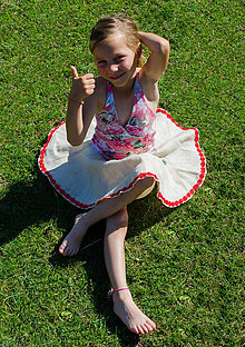 Detské oblečenie - Sukňa Diana - 100% konopná - 6995937_