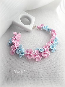 Náramky - Kvetinový náramok Rose Quartz - Serenity - 6994335_