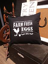Úžitkový textil - Vankúšik  "farm fresh" - 7005170_