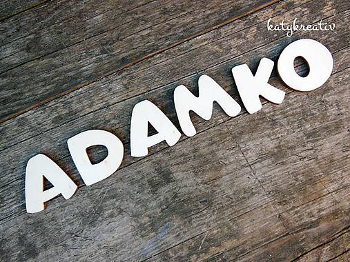 Tabuľky - 5cm písmenká - 7014416_