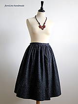 Sukne - premena starej modrotlačovej sukne - 7015288_