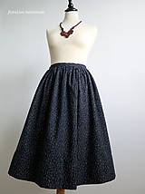 Sukne - premena starej modrotlačovej sukne - 7015289_