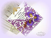 Papiernictvo - Pohľadnica "Purple dream" - 7025081_