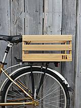 Iné doplnky - Veľká debnička na bicykel "Maxi Container NATUR / honey brown" - 7027814_
