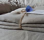 Úžitkový textil - Ľanová plachta na posteľ - 7029391_