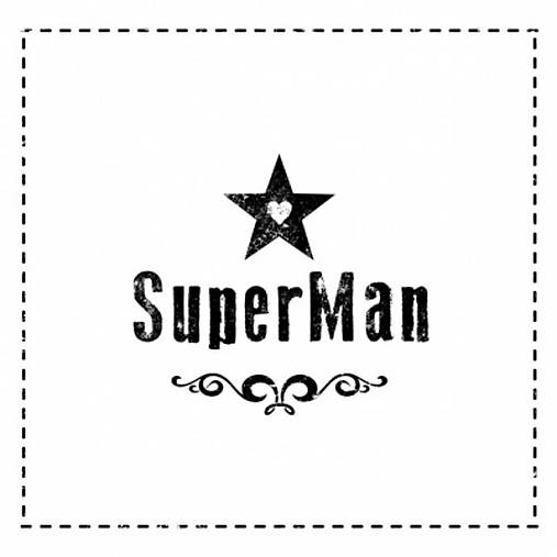  - Servítka "Super man black", ihneď - 7039962_