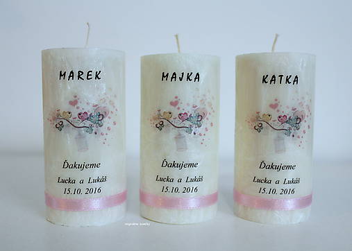 Sviečky - KEĎ VTÁČKA LAPAJÚ .... - 7043670_