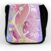 Iné tašky - Taška na plece ružovomodrý ornament - 7046269_