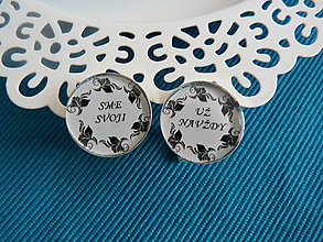 Pánske šperky - Manžetové gombíky pre ženícha - 7051116_