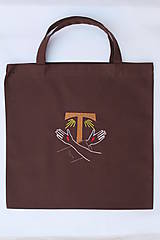 Nákupné tašky - Nákupná taška s františkánskym znakom - 7052951_