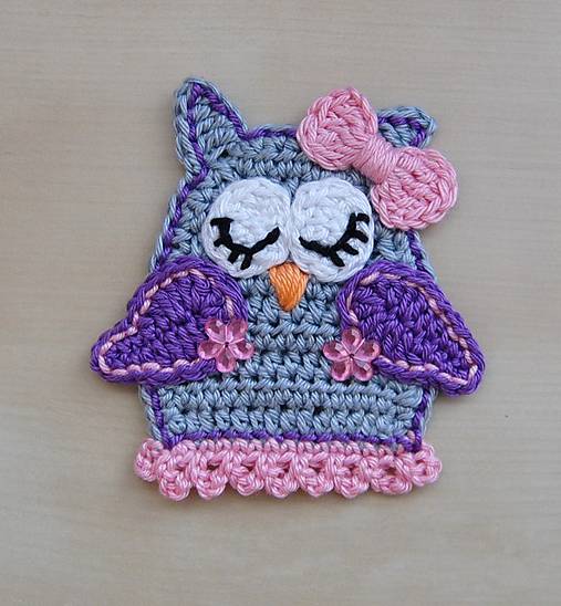 Materiál ručne robený - Sovička 2 - 7057569_