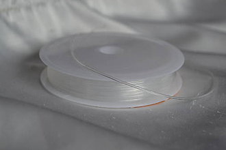 Galantéria - Elastická šnúrka transparentná 0.8mm, 1.80€/7m - 7061400_