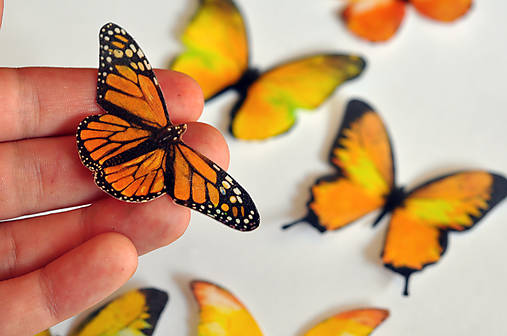  - Nové jedlé motýliky žlté (6 ks) - 7065792_