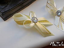 Svadobné pierka - svadobné pierko v zlatom II. - 7067781_