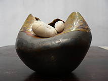 Nádoby - Keramika, S dolíčky, raku - 7068387_