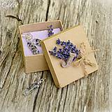 Sady šperkov - Levanduľa - sada šperkov v darčekovej krabičke - 7073841_