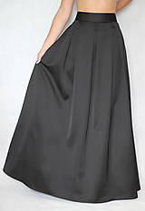 Sukne - Kvalitná skladaná sukňa s tylovou spodničkou rôzne farby - 7074424_