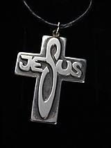 Náhrdelníky - Jesus krížik - 7075168_
