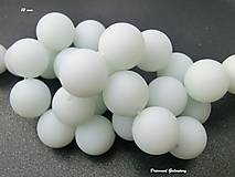 Korálky - Ónyx biely matný 12 mm - 7078310_