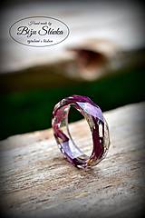 Prstene - Prsteň Lupene Gerbery (úzky) (2022 A) (EU 57 (vn. priemer 18 mm)) - 7078687_