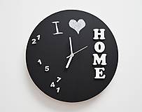 Hodiny - Nástenné hodiny tabuľové Home - 7076623_