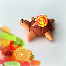 Hračky - Čokoládové želvičky 1 (citrusové lízatko NA ZÁKAZKU) - 7077057_
